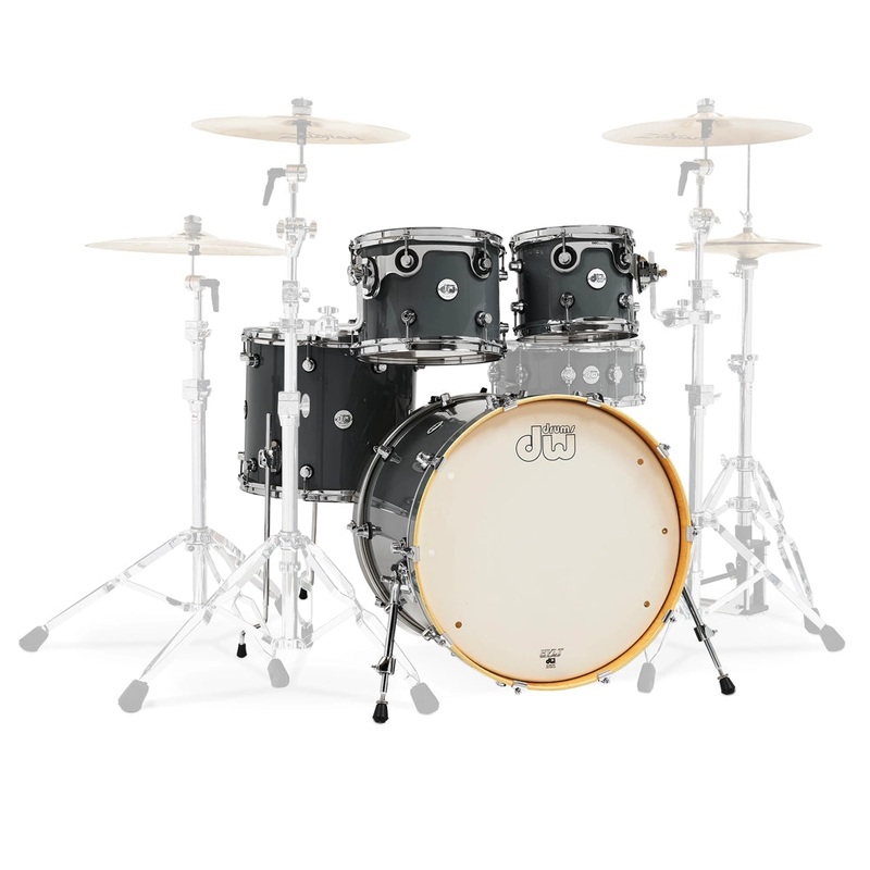 DW Design Series 4-Piece Shell Pack – Steel Grey