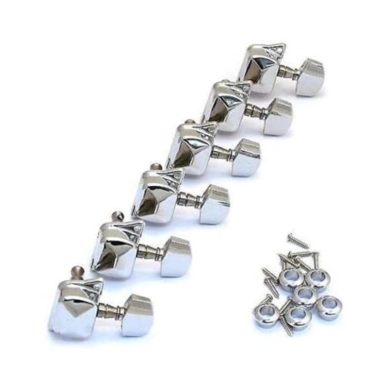 Fender Squier Tuners ’99 Affinity Strat Chrome Diamond Style 6 Set