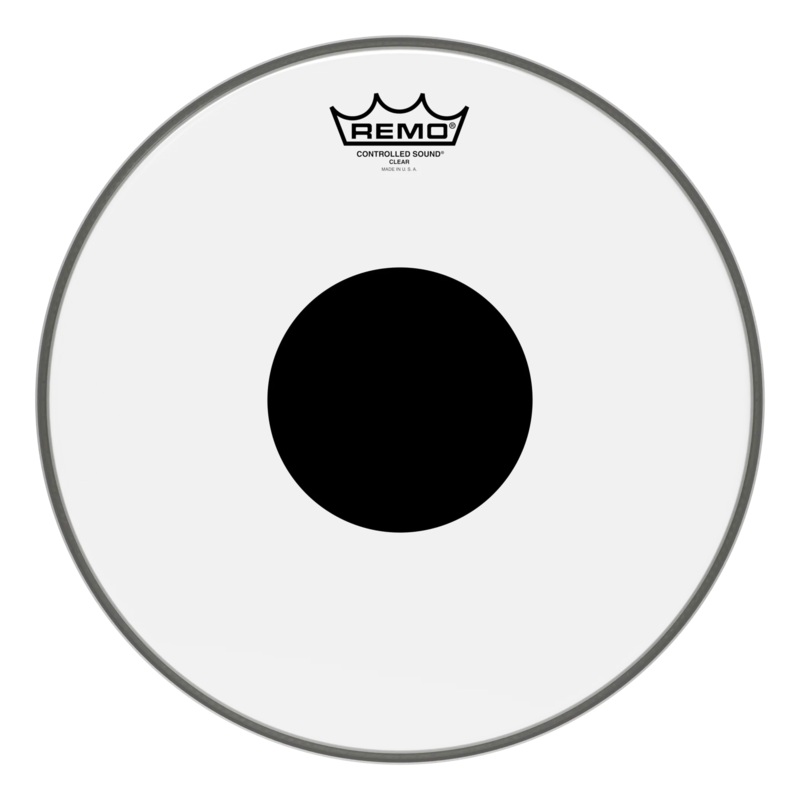 Remo 13 Controlled Sound Black Dot Clear Drumhead