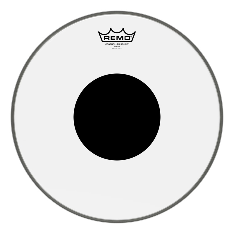 Remo 14 Controlled Sound Black Dot Clear Drumhead
