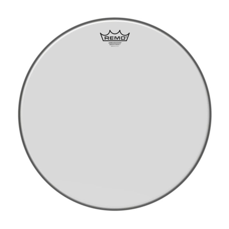 Remo 16 Ambassador Smooth White Drumhead