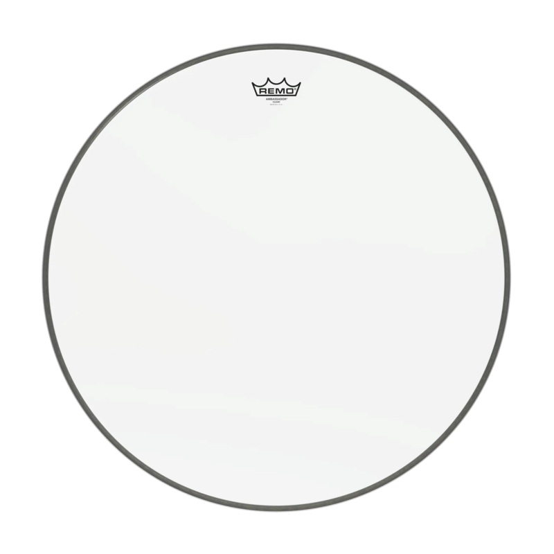 Remo 24 Clear Ambassador Bass Drumhead