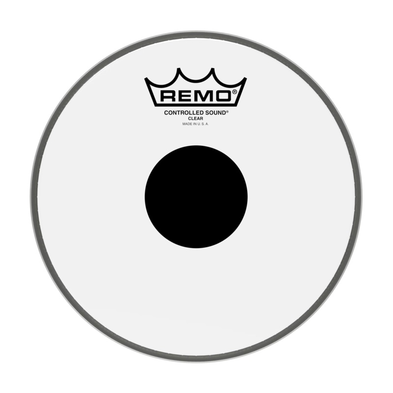 Remo 8 Controlled Sound Clear Black Dot Drumhead