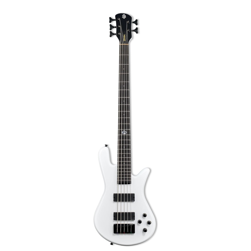 Spector Ns Ethos High Performance 5 Bass Guitar – White Sparkle Gloss