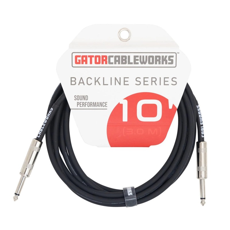 Gator Cableworks Backline Series Instrument Patch Cable – 10′