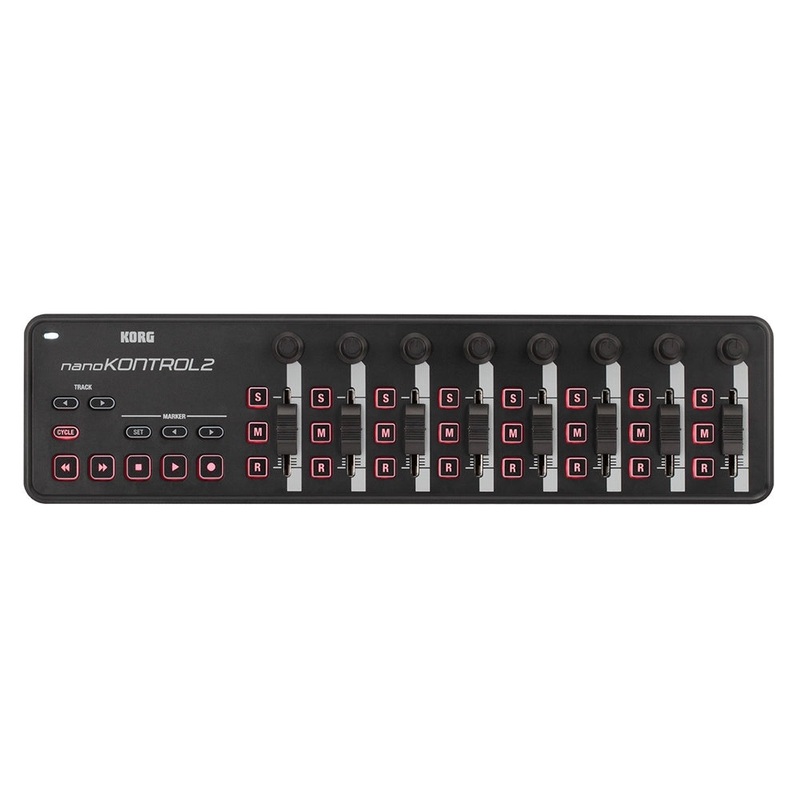 Korg nanoKONTROL2 MIDI Control Surface – Black