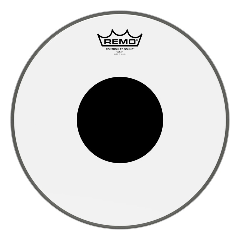 Remo 12 Controlled Sound Black Dot Clear Drumhead