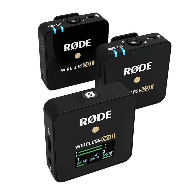 Rode Wireless Go II Dual Channel Wireless Microphone System  – Black