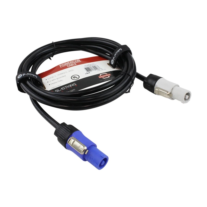 Blastking C2PCON Powercon To Powercon Cable – 10 Feet