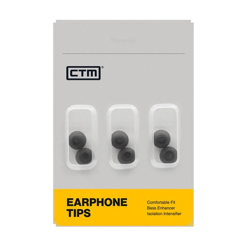 CTM Flexi Foam Tips – Small – 3pack