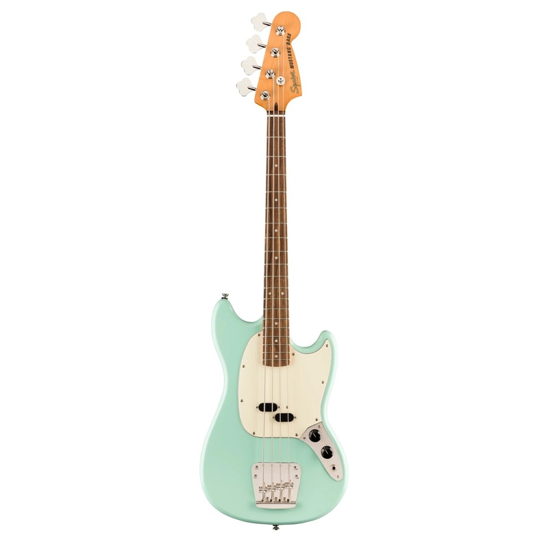 Squier Classic Vibe ’60s Mustang 4-String Electric Bass Guitar  – Surf Green