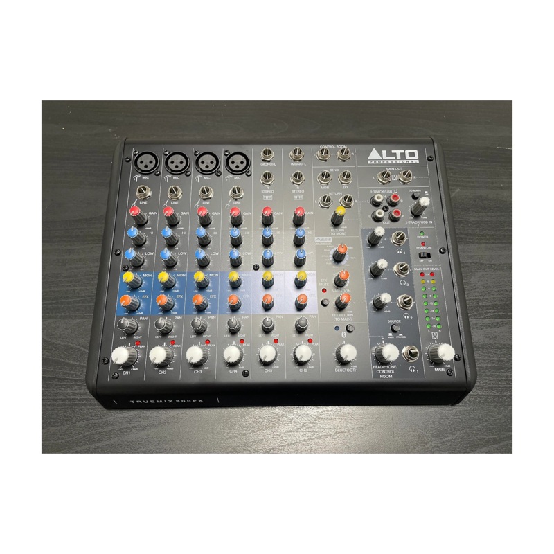 Alto Professional TrueMix 800FX 8-channel Analog Mixer with Multi-FX – B-Stock
