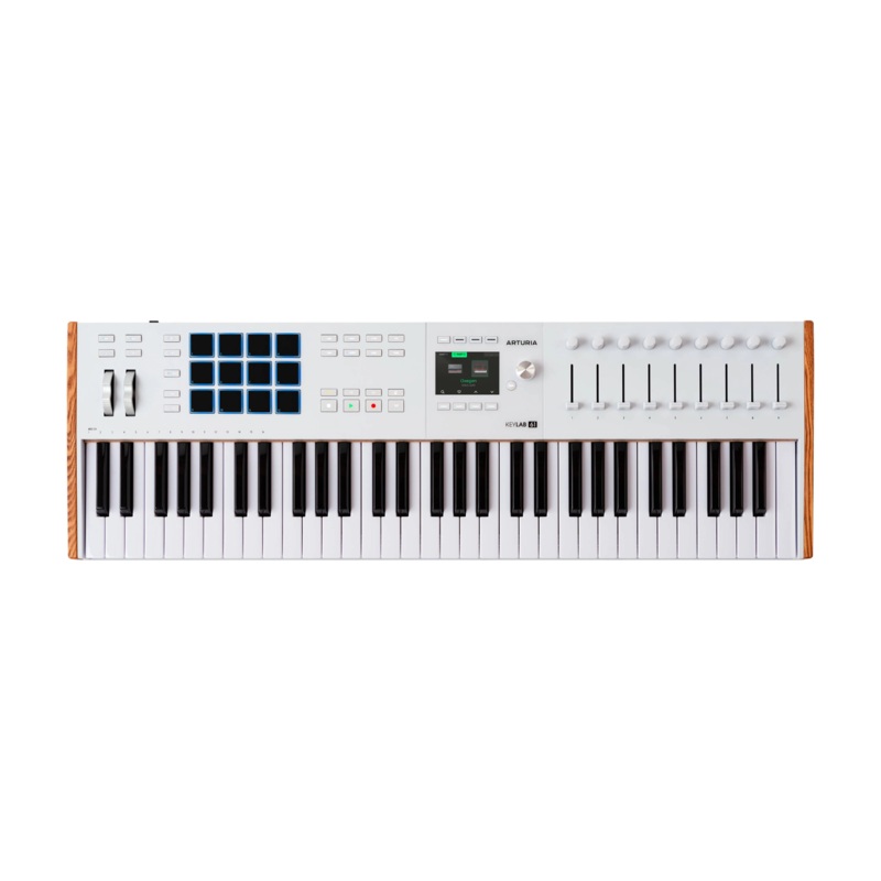 Arturia Keylab 61 MK3 61-KEY Keyboard Midi Controller – White
