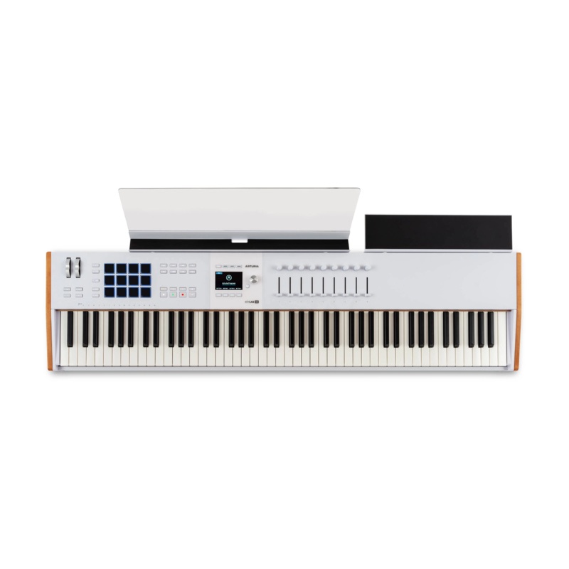 Arturia Keylab 88 MK3 88-Key Weighted Hammer-Action Keyboard MIDI Controller – White