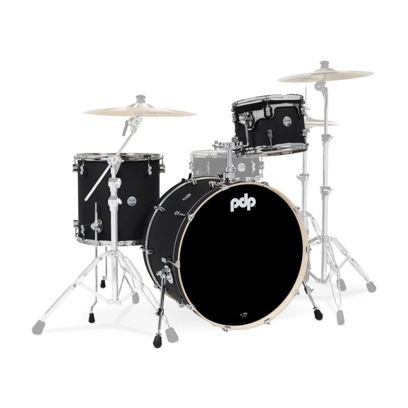 PDP Concept Maple Rock 3-Piece Shell Pack  – Satin Black