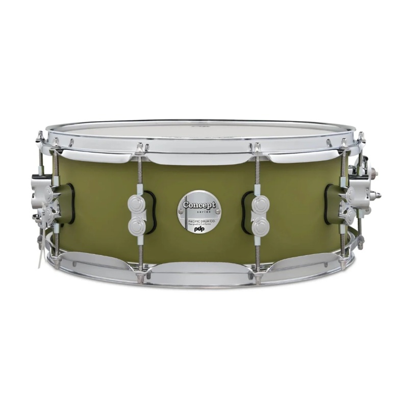 PDP Concept Maple Snare Drum – 5.5 x 14-inch – Satin Olive