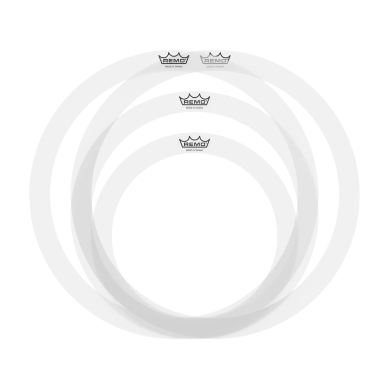 Remo 4-Pack Tone Control Rings – 10, 12, 14, 14-Inch