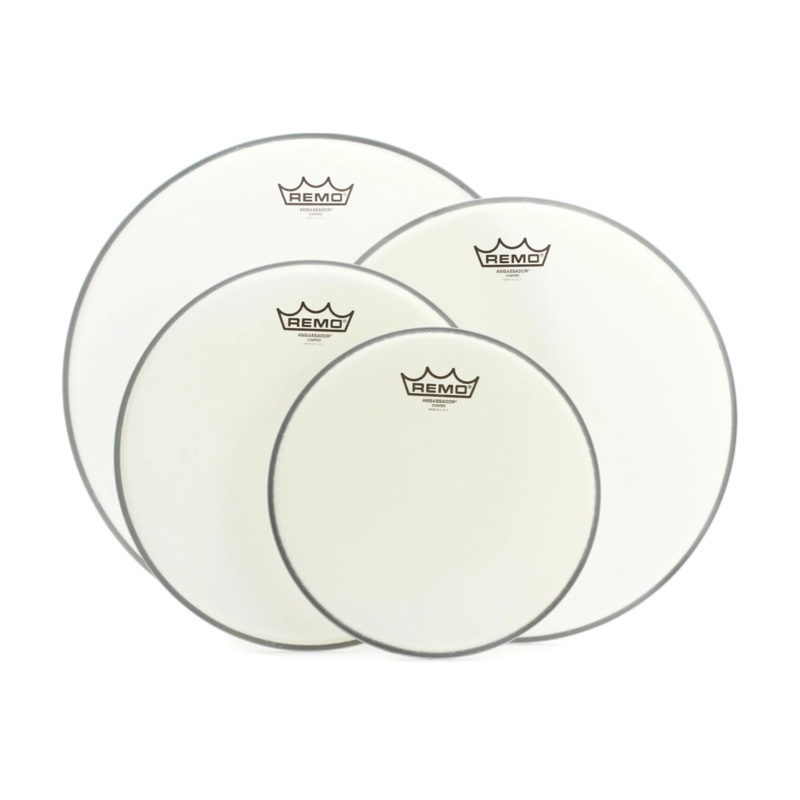 Remo Ambassador Coated 4-Piece Tom Pack – 10, 12, 14, & 16