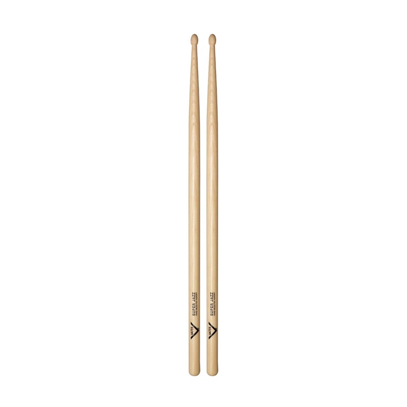 Vater American Hickory Drumsticks – Super Jazz – Wood Tip