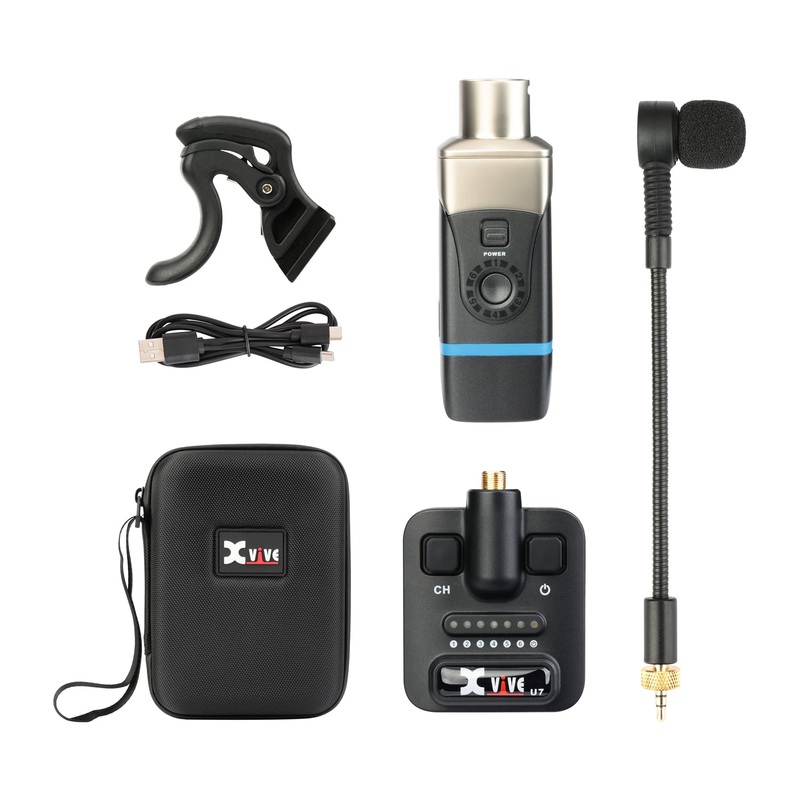 Xvive U7 Saxophone and Trumpet Wireless System – Black